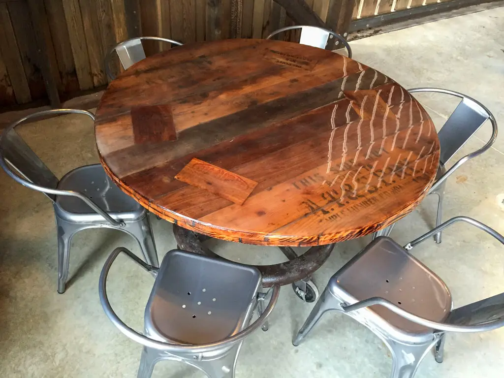 Round Wooden Dining Table