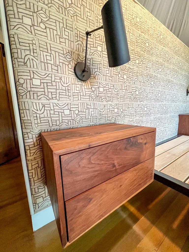 Floating Night Stand with Drawers
