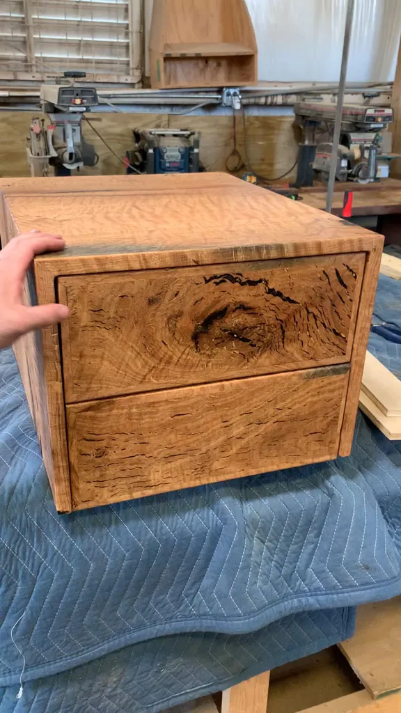 Floating Night Stand with Drawers