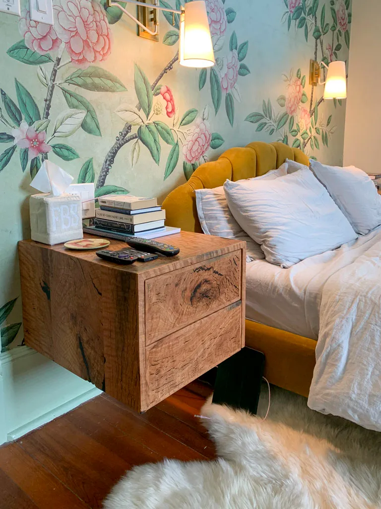 Floating Night Stand with Drawers