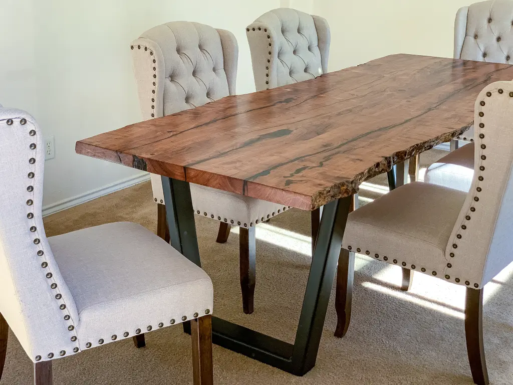 Custom Live Edge Dining Table