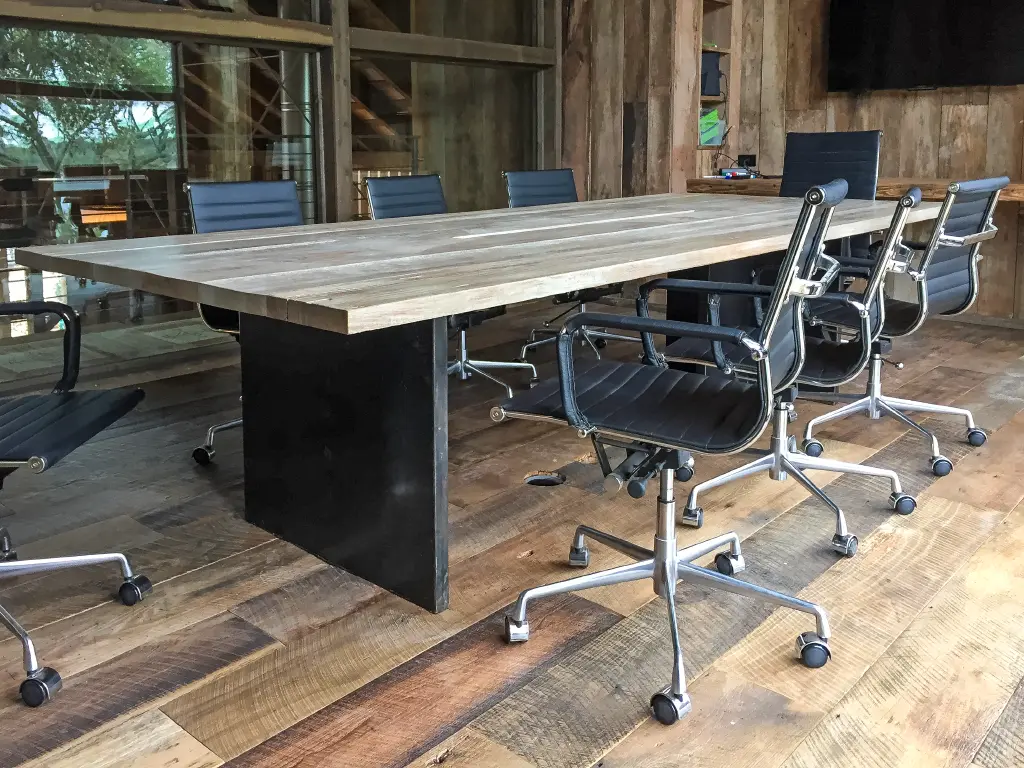 Modern Reclaimed Wood Conference Table